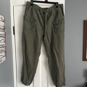 Aerie Women's Olive Cargo Pants